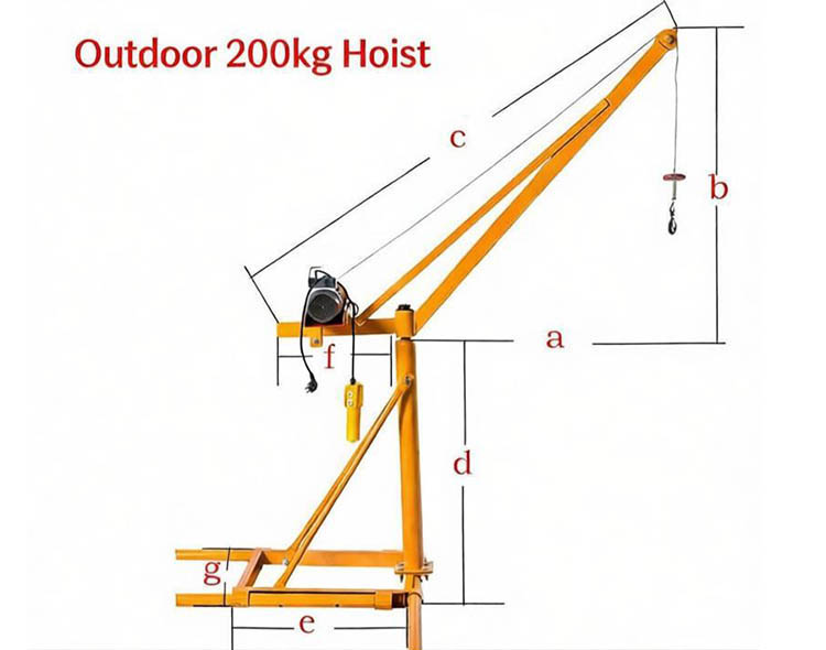 200kg Household Mini Crane