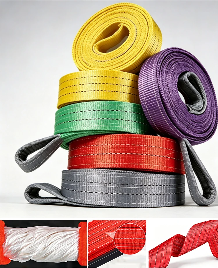 Multi-spec Color-coded Flat Webbing Sling