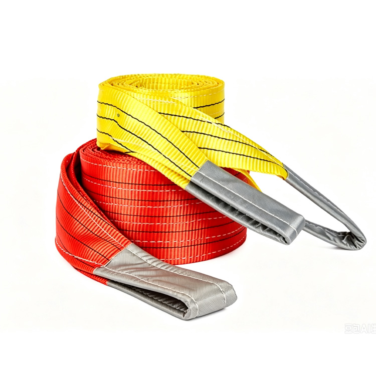 สลิง Webbing แบบแบนรหัสสีหลายข้อมูลจำเพาะ